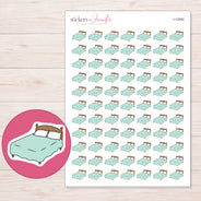 I-12692 planner sticker sheet with enlarged sticker detail
