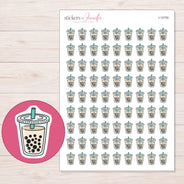 I-12700 planner sticker sheet with enlarged sticker detail
