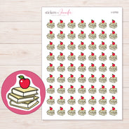 I-12703 planner sticker sheet with enlarged sticker detail