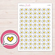 I-12709 planner sticker sheet with enlarged sticker detail
