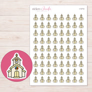 I-12712 planner sticker sheet with enlarged sticker detail