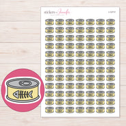 I-12717 planner sticker sheet with enlarged sticker detail