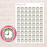 I-12725 planner sticker sheet with enlarged sticker detail