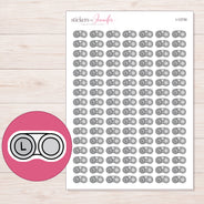 I-12730 planner sticker sheet with enlarged sticker detail