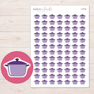 I-12736 planner sticker sheet with enlarged sticker detail