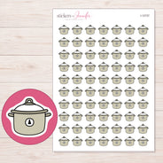 I-12737 planner sticker sheet with enlarged sticker detail
