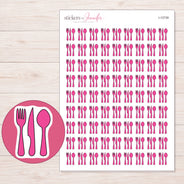 I-12739 planner sticker sheet with enlarged sticker detail