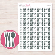 I-12740 planner sticker sheet with enlarged sticker detail