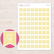 I-12741 planner sticker sheet with enlarged sticker detail