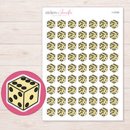 I-12745 planner sticker sheet with enlarged sticker detail