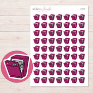 I-12747 planner sticker sheet with enlarged sticker detail