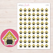 I-12750 planner sticker sheet with enlarged sticker detail