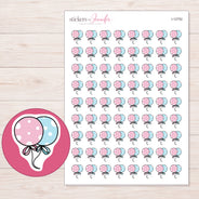 I-12752 planner sticker sheet with enlarged sticker detail