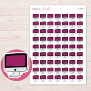 I-12755 planner sticker sheet with enlarged sticker detail