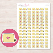 I-12759 planner sticker sheet with enlarged sticker detail