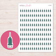 I-12764 planner sticker sheet with enlarged sticker detail