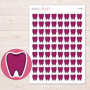 I-12768 planner sticker sheet with enlarged sticker detail