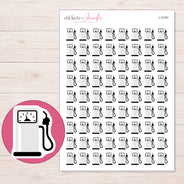 I-12787 planner sticker sheet with enlarged sticker detail