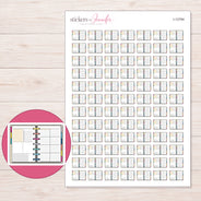 I-12794 planner sticker sheet with enlarged sticker detail