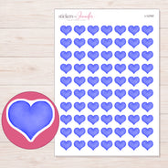 I-12797 planner sticker sheet with enlarged sticker detail