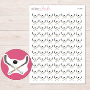 I-12802 planner sticker sheet with enlarged sticker detail