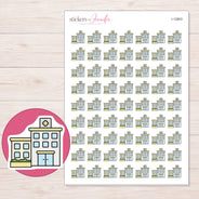 I-12803 planner sticker sheet with enlarged sticker detail