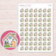 I-12805 planner sticker sheet with enlarged sticker detail