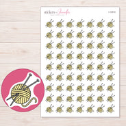 I-12810 planner sticker sheet with enlarged sticker detail