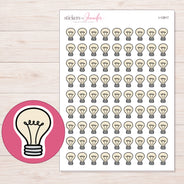 I-12817 planner sticker sheet with enlarged sticker detail