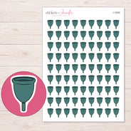 I-12826 planner sticker sheet with enlarged sticker detail