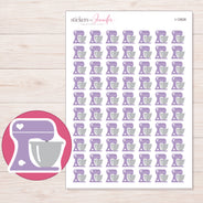 I-12828 planner sticker sheet with enlarged sticker detail