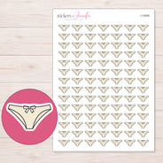 I-12836 planner sticker sheet with enlarged sticker detail