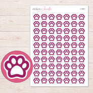 I-12841 planner sticker sheet with enlarged sticker detail
