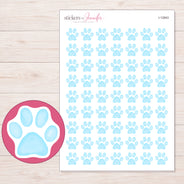 I-12843 planner sticker sheet with enlarged sticker detail