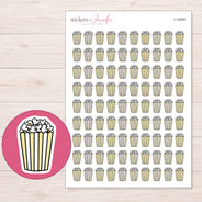 I-12859 planner sticker sheet with enlarged sticker detail