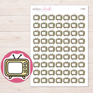 I-12865 planner sticker sheet with enlarged sticker detail
