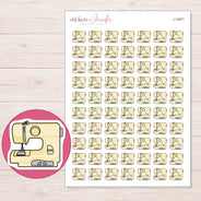 I-12877 planner sticker sheet with enlarged sticker detail