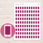 I-12883 planner sticker sheet with enlarged sticker detail