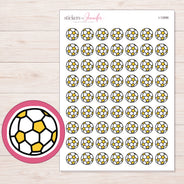 I-12886 planner sticker sheet with enlarged sticker detail