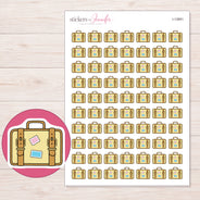 I-12891 planner sticker sheet with enlarged sticker detail