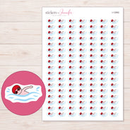 I-12892 planner sticker sheet with enlarged sticker detail