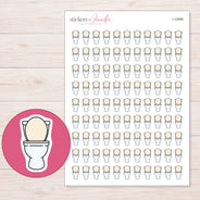 I-12895 planner sticker sheet with enlarged sticker detail