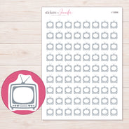 I-12896 planner sticker sheet with enlarged sticker detail