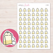 I-12899 planner sticker sheet with enlarged sticker detail