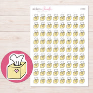I-12904 planner sticker sheet with enlarged sticker detail