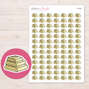 I-12909 planner sticker sheet with enlarged sticker detail