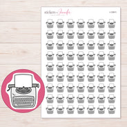 I-12911 planner sticker sheet with enlarged sticker detail