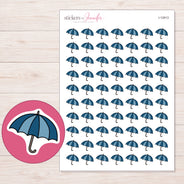 I-12913 planner sticker sheet with enlarged sticker detail