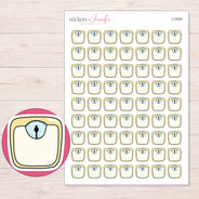 I-12926 planner sticker sheet with enlarged sticker detail