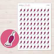 I-12933 planner sticker sheet with enlarged sticker detail